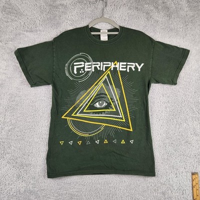Periphery Shirt Mens Medium Green Open Your Eyes Progressive Metal Graphic Band