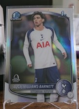 Luca Williams-Barnett RC 1st Bowman Topps Chrome UCC 2025-26 Tottenham Hotspur