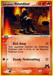Team Magma's Houndour 63/95 EX Team Magma vs Team Aqua