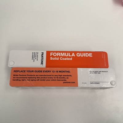 Pantone Formula Guide | Coated & Uncoated Matching, one sealed the other not