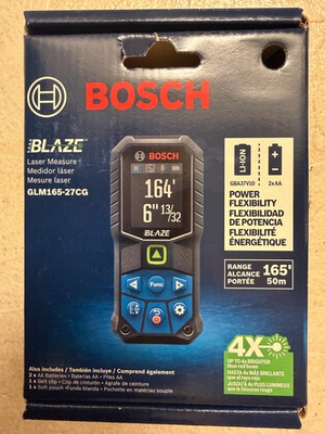 #ad #ad New Bosch Blaze Glm165 27cg Green 165 Ft. Laser Measure Bluetooth $124.99