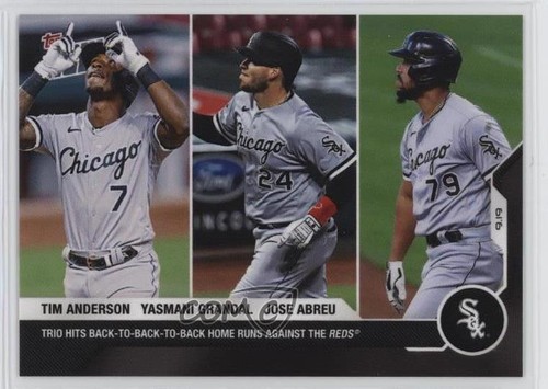 2020 Topps Now 290 Tim Anderson / Yasmani Grandal / José Abreu