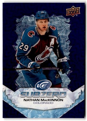 Nathan MacKinnon 2022-23 UD Ice Sub Zero #SZ-NM Colorado Avalanche
