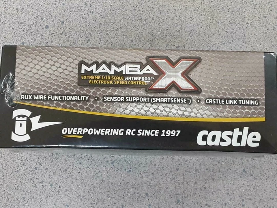 Castle Creations Mamba X Waterproof 1/10 Scale Brushless ESC 010-0155-00 New!! - Image 3 of 4