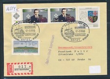 16554) Carta Reco con RZ 66121 Saarbrücken 24 a, SST BMA, Radio Marconi