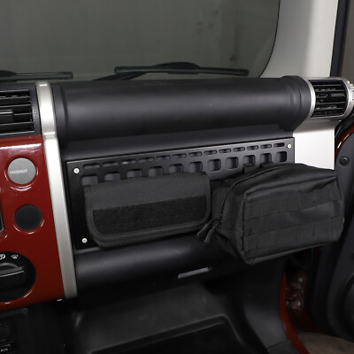 Passenger Dash Alloy MOLLE Panel Bracket Modular Storage Fits FJ cruiser 07-14