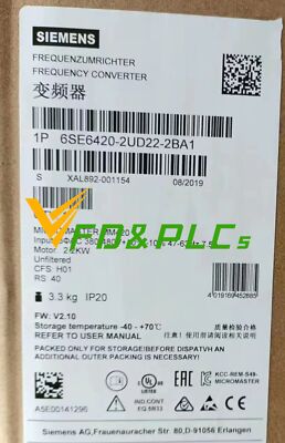 NEW In Box SIEMENS 6SE6420-2AD22-2BA1 6SE6 420-2AD22-2BA1