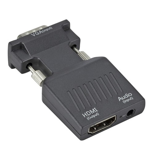 VGA Input To HDMI Output Adapter PC Laptop To HDTV Moniter Projecter Converter F - Picture 8 of 15