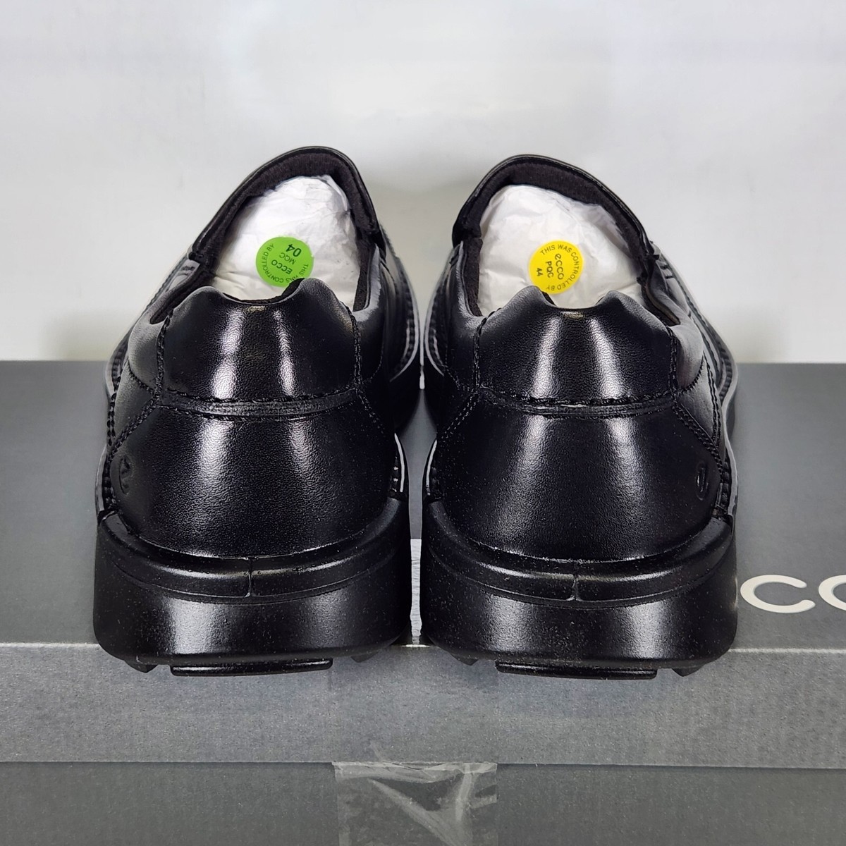 Ecco Mens 11 Dress Loafers Fusion Leather Black Slip On Academia Grandpa Preppy Amazon.com | ECCO Helsinki 2.0 Apron Toe Slip-On, Black, 5  main image 3