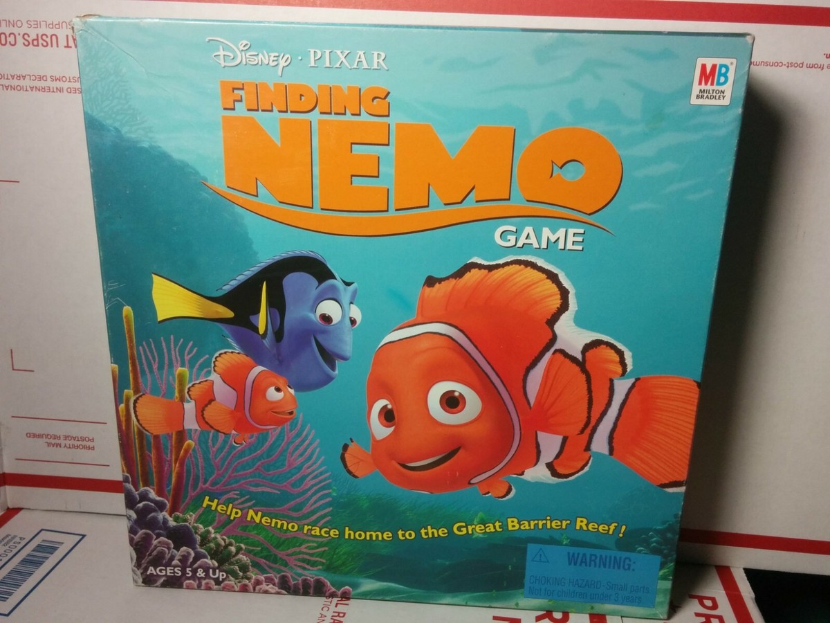 Vintage 2003 Milton Bradley Disney Pixar Finding Nemo Board Game