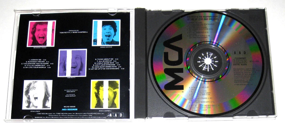 Tom Petty and the Heartbreakers - Let Me Up I've Had Enough 1987 MCAD-5836 Japan - Image 3 of 3