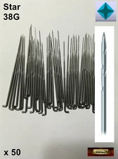 M00760x50 MOREZMORE Bulk 50 Felting Needles 38G MEDIUM STAR for Dry Felting