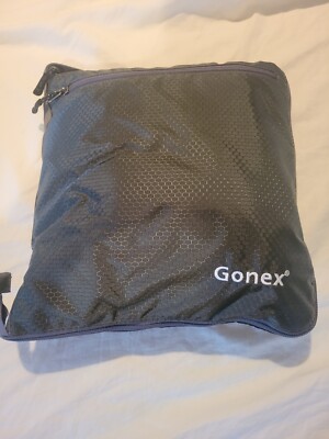   Gonex 80L Packable Foldable Travel Duffel w case Water Resistant Gray NEW