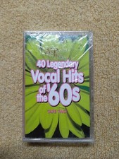 40 Legendary Vocal Hits of the 60's Tape Two - 1995 - SEALED- Cassette Tape