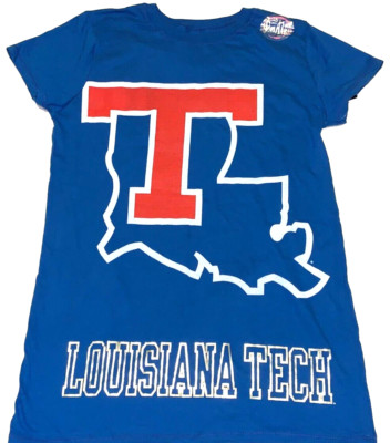 Louisiana Tech University T-Shirt New! NWT Ladies Womens Petite XL