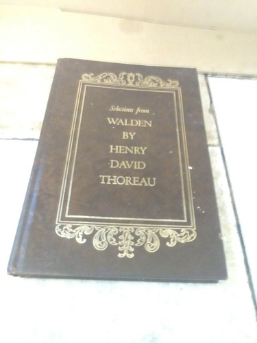 Selections de WALDEN BY HENRYDAVID THOREAU couverture rigide 1973