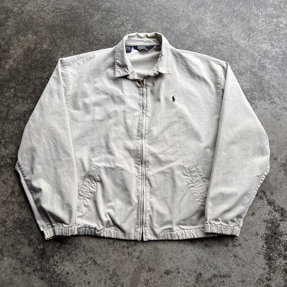 Vintage 80s Polo Ralph Lauren Full Zip Harrington Jacket Men Vintage 80s Polo Ralph Lauren Full Zip Harrington Jacket Men