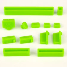 Anti-Dust Plug Cover for Raspberry Pi 5 4B GPIO USB TYPE-C Micro HDMI RJ45 Green