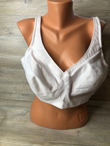 Glamorise 46C High Impact Underwire Sports Bra Women’s White 15564 - Picture 2 of 6