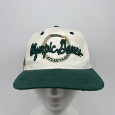 VTG Atlanta 1996 Olympics White Green USA Snapback Hat Olympic Games NWT READ