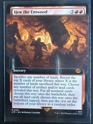 MTG Hew the Entwood The Lord of the Rings: Tales of Middle-earth 0361 Regular...