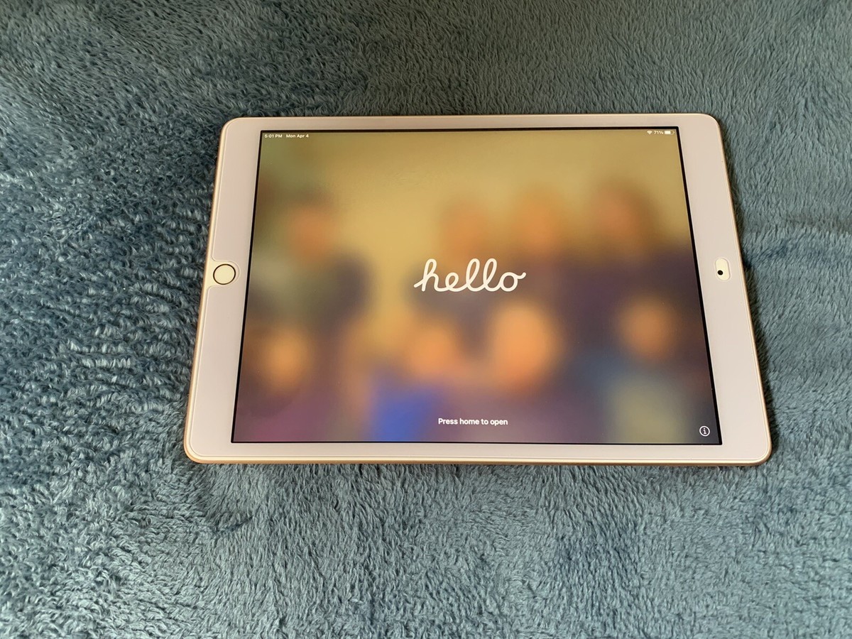 Apple iPad Wi-Fi, 128GB ~ Rose Gold 8th Gen~ MYLF2LL/A & Zagg