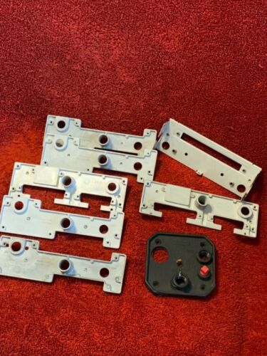 Lot Of 8 Avionics Backplates 6 Bendix/King 1 Edo-Aire And 1 Other