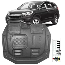Black Chassis Guards Shield Engine Fender Mud Flaps For Honda CR-V 2.4L 15-16