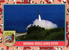 Chaparral Missile Launch System Desert Storm 2nd Series Topps/131