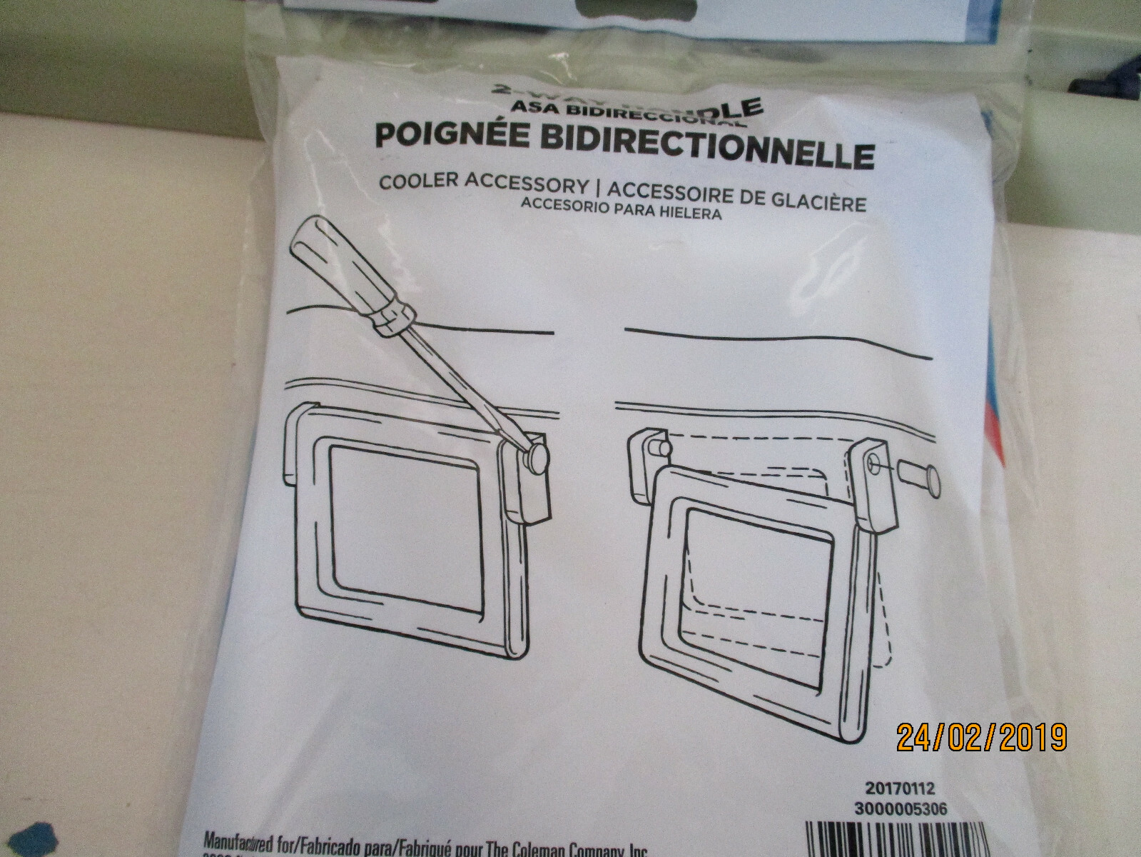 coleman cooler handle pin