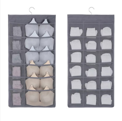Closet Hanging Organizer Underwear Bra Sock Mesh Hanging Storage Bag Dormitory
