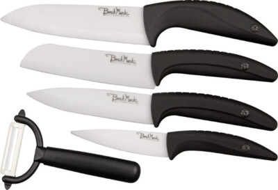 Benchmark Kitchen Knife Sets New Five Piece Ceramic Kitchen Set C726S554P