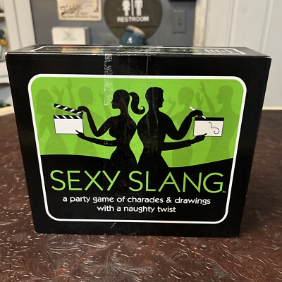Sexy Slang: Party Game of Charades & Drawing with A Naughty Twist! Pre Owned