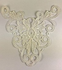 TRIMPLACE White Venice Front Yoke 6" High x 6" Wide- 3 Pieces