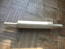 Crate and Barrel 10.5" Wood Rolling Pin - Made in USA - Unused