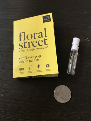 Floral Street Van Gogh Sunflower Pop Parfum  Fragrance .05 oz Trial Sample