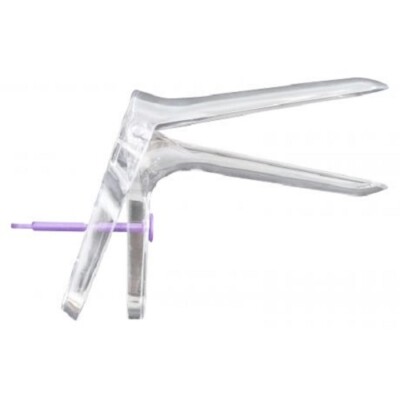 Gyn, Vaginal Spekulum Cusco INVISIO LONG, Plastik klar, steril