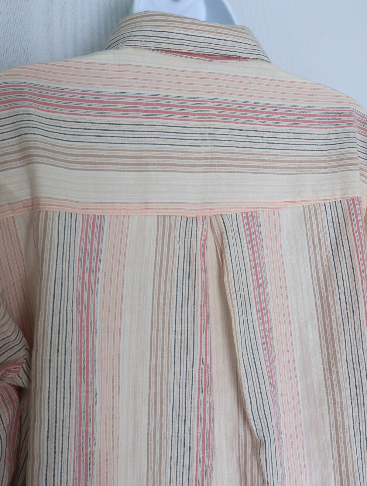 SOLITAIRE Multi-stripe Button Down Shirt Tunic Bl… - image 7