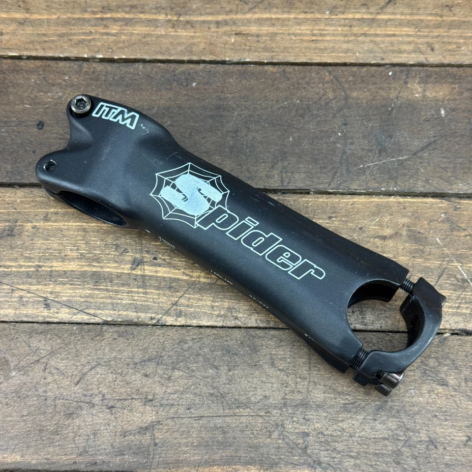ITM Spider Stem 26 mm Clamp 1 1/8 in Threadless  120 mm Road Race Black Alloy - Image 2 of 4