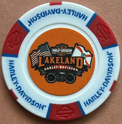 Harley Davidson Full Color Poker Chip from Lakeland HD in Lakeland, Florida
