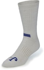 New, Justin Boots Men's Moisture Wicking Work Boot Sock, White, Large, 3 pairs