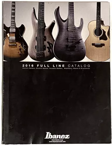 2016 Ibanez Full Line Product Guide Guitar Catalog Japan