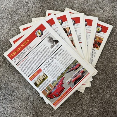 FERRARI NEWS ISSUES 2009 ASSORTED COLLECTION 
