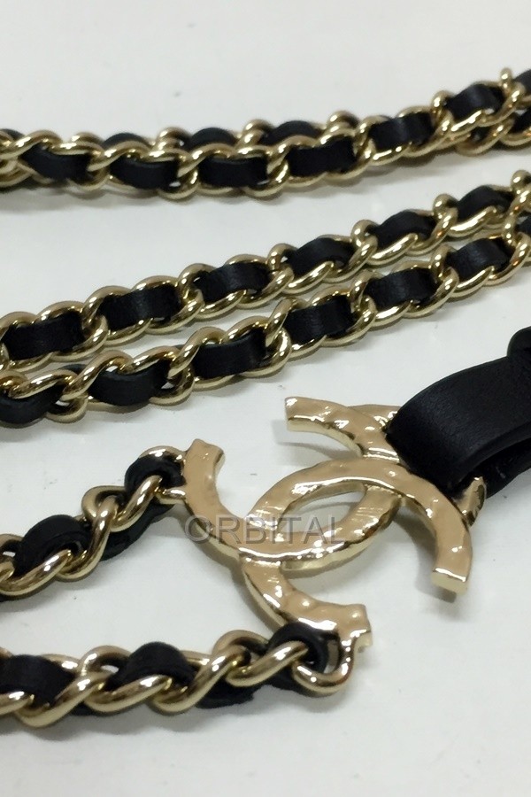 CHANEL Chain Belt Daikanyama G21K Coco Mark Suspenders