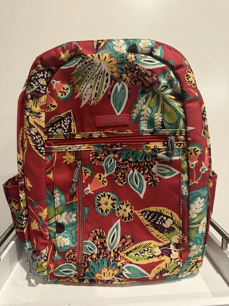 Vera Bradley Lighten Up Grand Backpack Laptop Rumba Large VERA BRADLEY Lighten Up Grand Backpack Laptop Lunch Sack Bag  main image 3