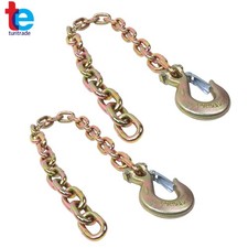 3835 Tow Chain G70 26400lbs With Clevis Slip Hook Trailer Safety Chain 2 Pcs
