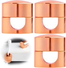3 Sets Charger Holders for Cords, Rose Gold Color Adjustable Cable Anchor Holder