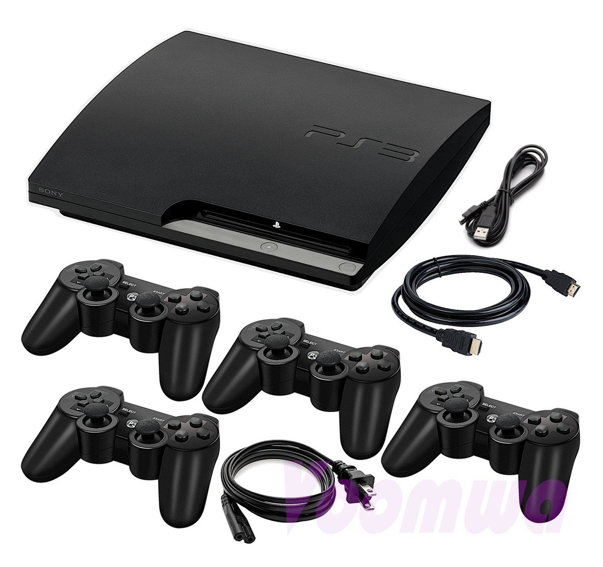 PS3本体 120GB Sony PlayStation 3 Console PS3 Slim + 120GB 160GB 320GB 500GB +