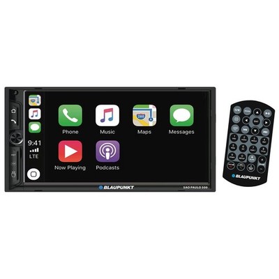 Blaupunkt 7-Inch Double DIN Mechless Fixed Face Touchscreen Receiver with Blueto