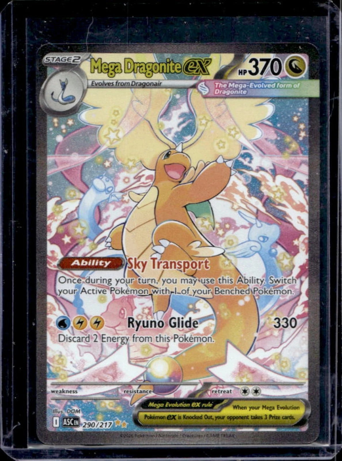2026 Pokemon Mega Dragonite ex Special Illustration Rare #290/217